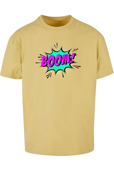 Merchcode Herren Boom Comic Heavy Oversized Tee