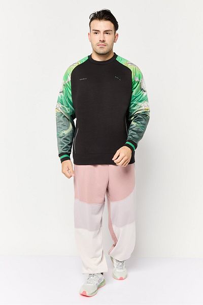 Puma X Sorayama Men Relaxed Fit Long Sleeves Outdoors Sweatshirts, Black