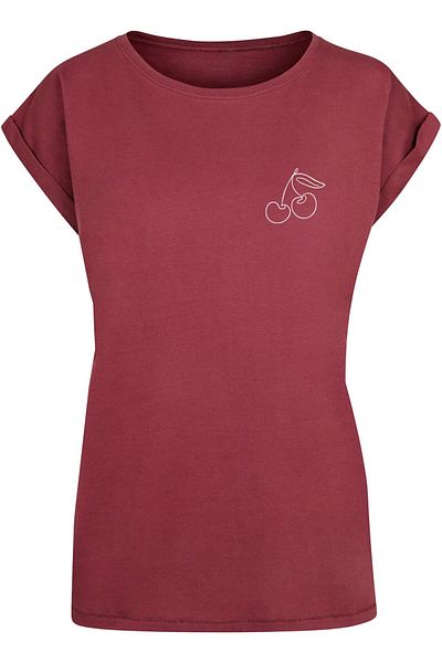 Merchcode Damen Ladies Cherry T-shirt