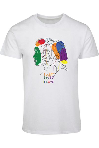 Merchcode Love Is Love Oversized T-shirt