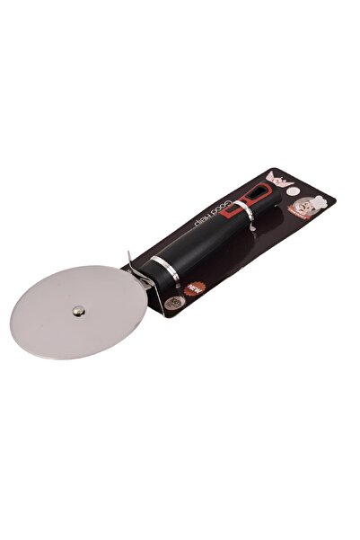 Happy family قطاعة بيتزا ستانلس ستيل بمقبض بلاستيك