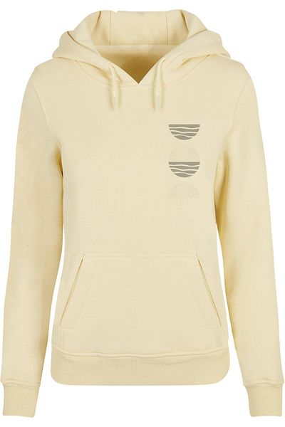 Merchcode Damen Kapuzenpullover mit abstrakten Wellen