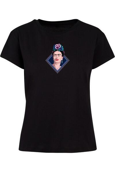 Merchcode Damen Ladies Frida Kahlo - Square Box Tee