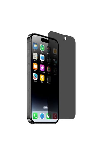 REDz Accessories Folie de sticlă securizată, compatibilă cu iPhone 16 Pro, anti-spy, sticlă securizată