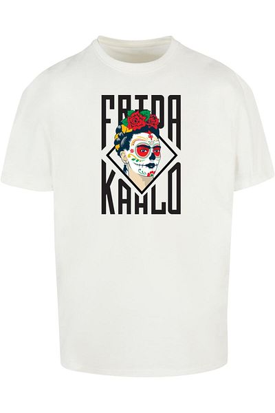 Merchcode Herren Frida Kahlo - Lettering Heavy Oversize Tee