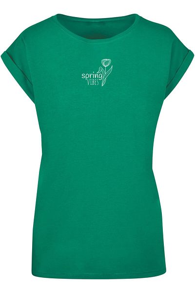 Merchcode Damen Ladies Spring - Vibes T-shirt