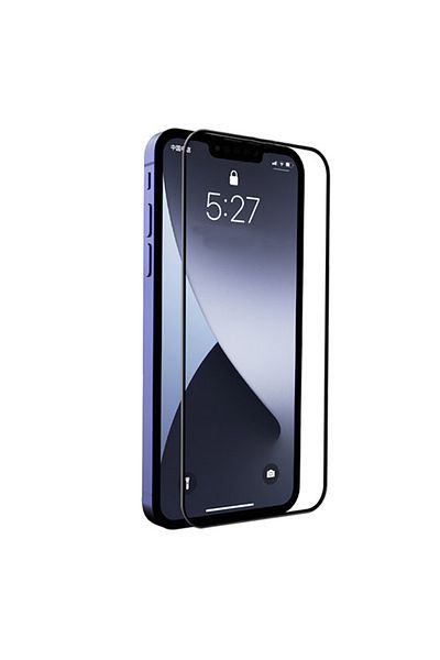 REDz Accessories Folie de sticlă, Compatibilă cu iPhone 13 / 13 Pro / Compatibilă cu iPhone 14, Ecran complet, Negru