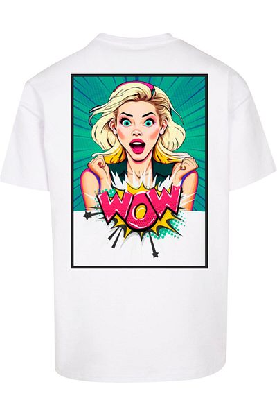 Merchcode Herren Wow Comic Heavy Oversized Tee