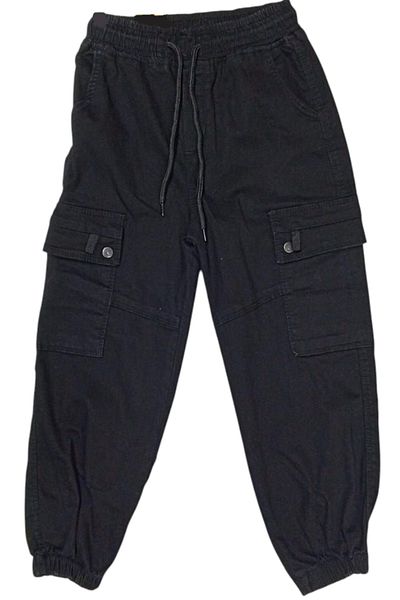 İrem Çocuk Giyim Boy's Waist Ankle Elastic Double Cargo Pocket Trousers 3054