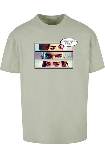 Merchcode Herren Thinking Comic Heavy Oversized Tee