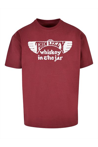 Merchcode Herren Thin Lizzy - Whiskey Amended Heavy Oversize Tee