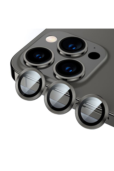 REDz Accessories Film foto pentru 15 Pro/15 Pro Max, sticlă, individual, negru