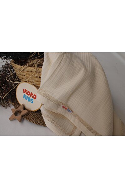 ikokokids بطانية من القماش الموسلين متعدد الطبقات مكونة من 4 طبقات مع تفاصيل ...