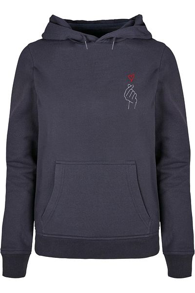 Merchcode Damen Ladies K Heart Basic Hoody