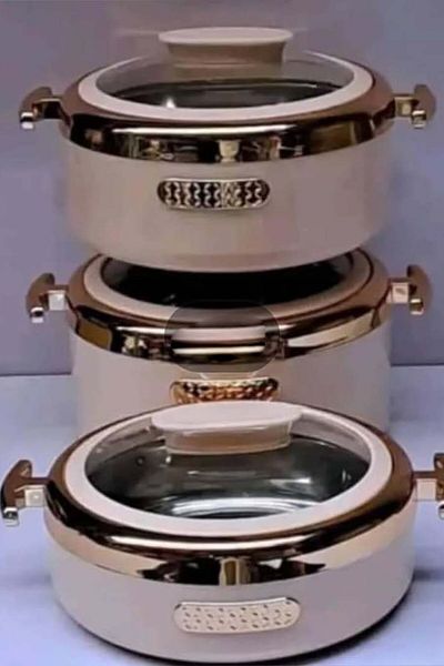 Generic طقم حافظات طعام 1500/2000/2500 مل