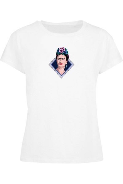 Merchcode Damen Ladies Frida Kahlo - Square Box Tee
