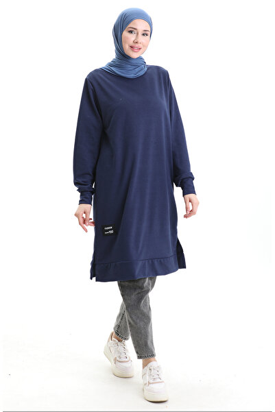 sefamerve Armalı Tunik 0012-15 Lacivert