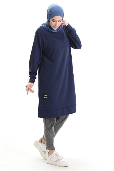 sefamerve Armalı Tunik 0012-15 Lacivert