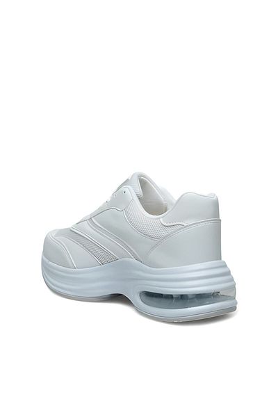 DarkStep Daily Thick Sole Lace-Up Sneaker White Shoes