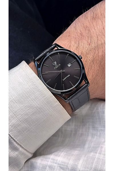 Fiesta Brand Wristwatch Leaf Thin Case