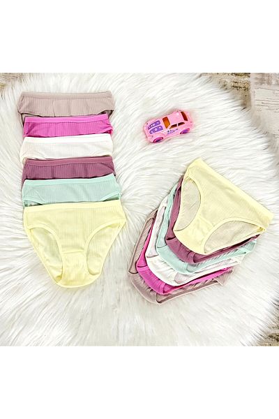 TatlıKids 100% Cotton Girls' Underwear