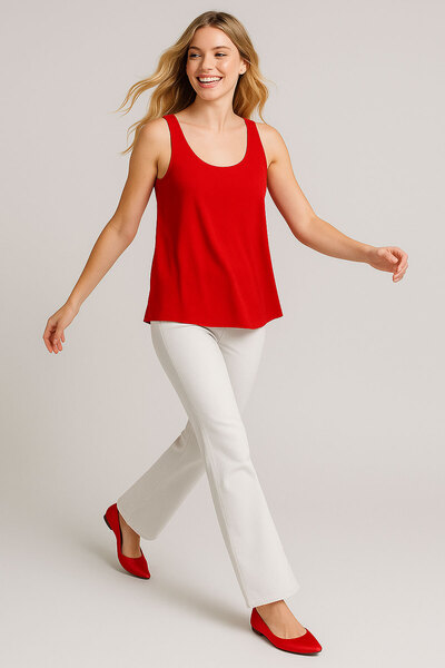 EFFE 5 Pieces Cotton Supreme Combed Cotton Strap Blouse