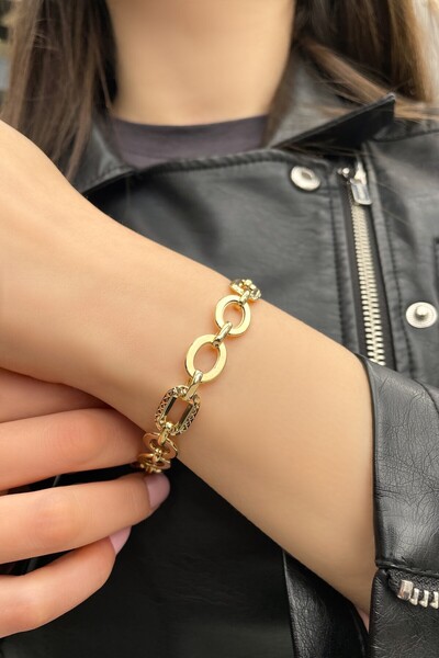 Altınaşkı Taşsız Halka Altın Bileklik