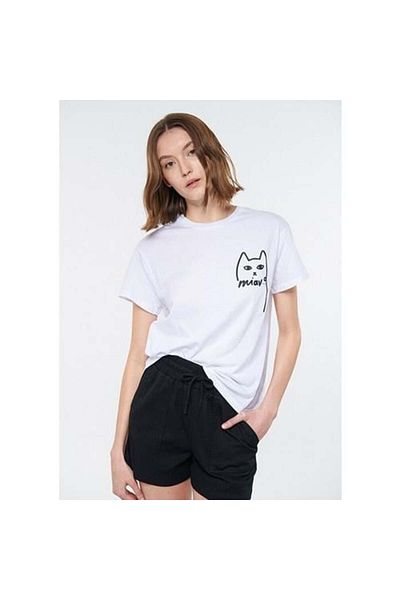 Mavi Μπλουζάκι με στάμπα Cat