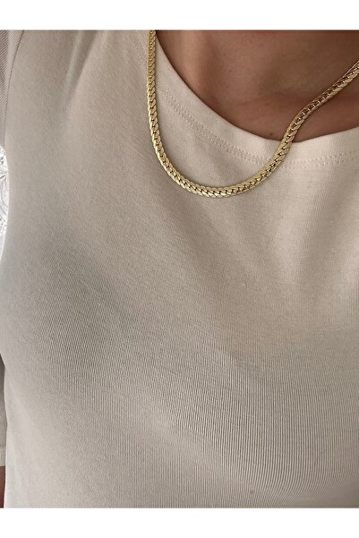 YENGEÇ Jeweler Model Italian Herringbone Necklace