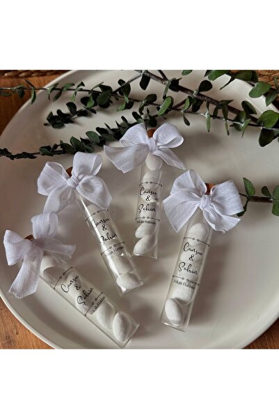 ALEYDESİGNN Mantar Kapaklı Şişede Badem Şekeri, Söz, Nişan, Nikah, Düğün Hedi...