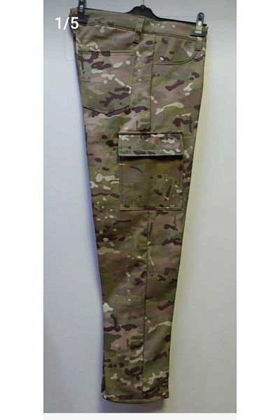 BeyzDenim Καλοκαιρινό αδιάβροχο καμουφλάζ (MEBRANLI) παντελόνι με λεπτή επένδυση σε μεγάλο μέγεθος