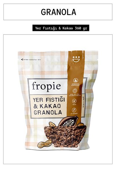 FROPİE Peanuts & Cocoa Granola 360g