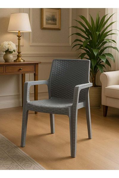 ALMUFARREJ Set of 2 sturdy plastic chairs