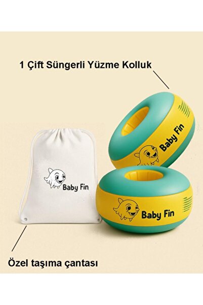 babyfin Baby Fin Beginner Level Swimming Arm for Children and Baby-Child Shampoo 200 ml