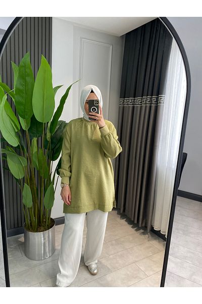 SARE BOUTIQUE Women's Qupra Fabric Hijab Tunic
