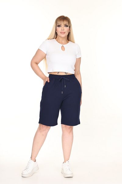 Era Lisa Comfortable Lycra Large Size Viscose Shorts