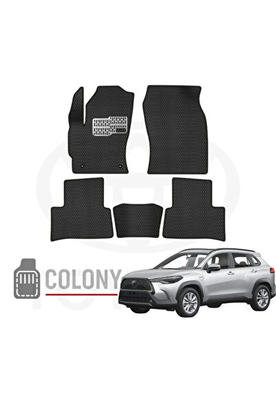 COLONY Toyota Corolla Cross SUV 2020+ Uyumlu Hücreli Premium Eva Paspas Seti ...