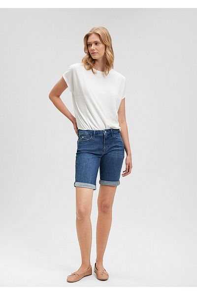 Mavi Alexis Gold Dunkle Jeans Klassische Shorts -1441528584
