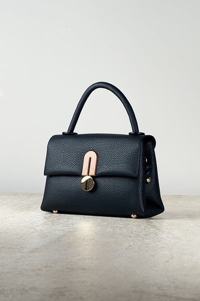 DSN Elegant Buckle Cover Women's Hand and Shoulder Bag - Adjustable Strap