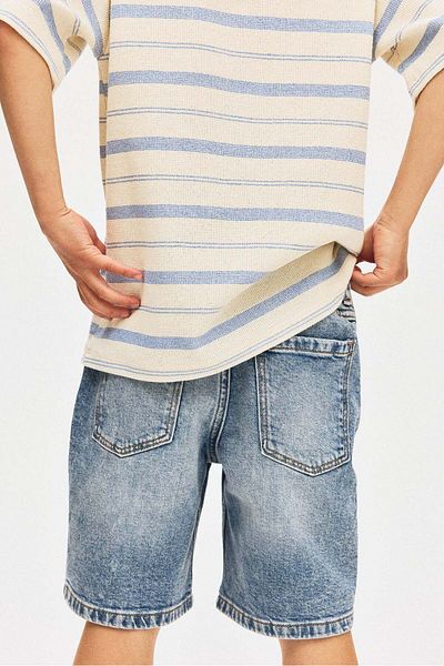 H&M شورت جينز فضفاض