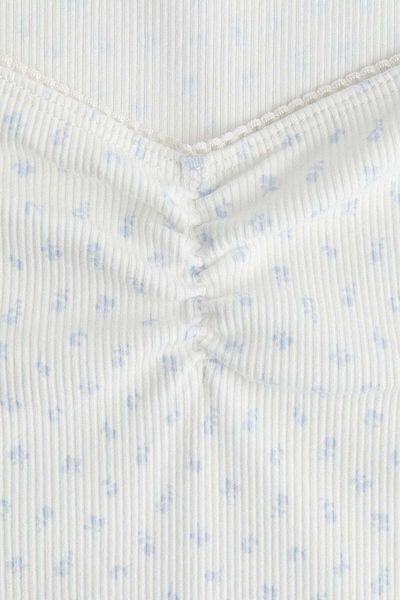 H&M Picot-trimmed T-shirt