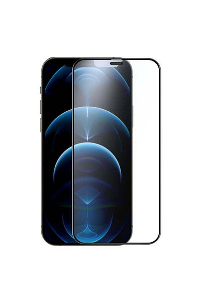 REDz Accessories Tempered Glass Film For Iphone 12 Pro Max, 3d Black, Full Screen, Tempered Glass, Anti-shock