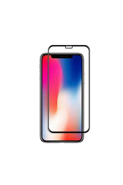 REDz Accessories Folie de protecție pentru iPhone X/xs 5d, folie de sticlă securizată neagră 5d, ecran complet, sticlă securizată