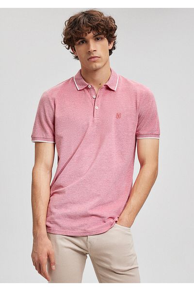 Mavi Stripe Detailed Red Polo T-Shirt Slim Fit / Slim Fit 065900-33203