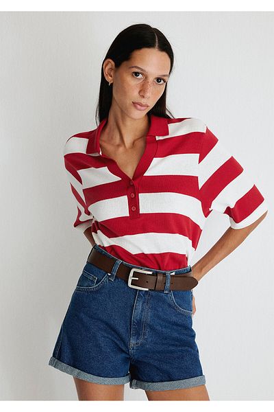 Mavi Clara 90er Jahre Shaded Deep Jean Shorts 1450132042