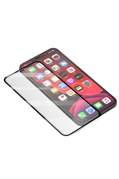REDz Accessories Tempered Glass Film For Iphone 12 Pro Max, 3d Black, Full Screen, Tempered Glass, Anti-shock