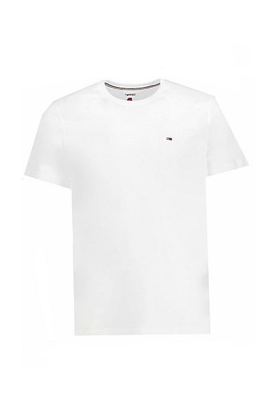 Tommy Jeans Férfi fehér póló - márkalogó, Skinny FiT, organikus pamut, nyári