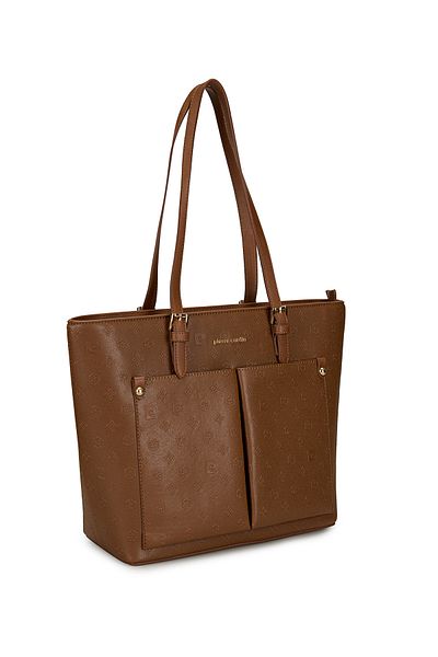 Pierre Cardin Geantă de umăr pentru femei Caramel 05PC24K815