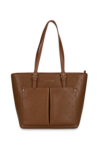 Pierre Cardin Geantă de umăr pentru femei Caramel 05PC24K815