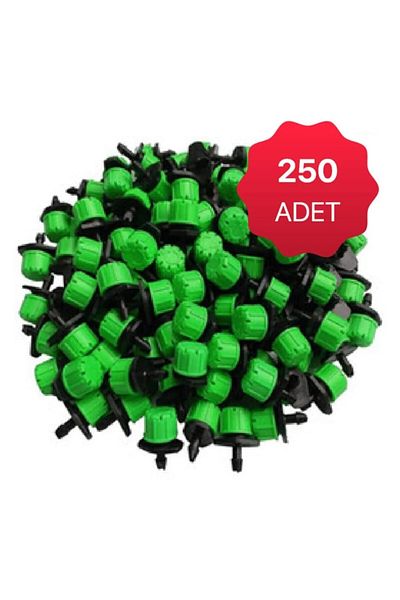 AR Drip Irrigation Flow Adjustable Green Dripper 250 Pieces